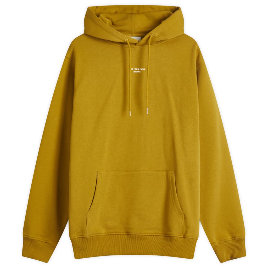 

Худи с принтом Small not from paris madame Drôle De Monsieur, цвет mustard