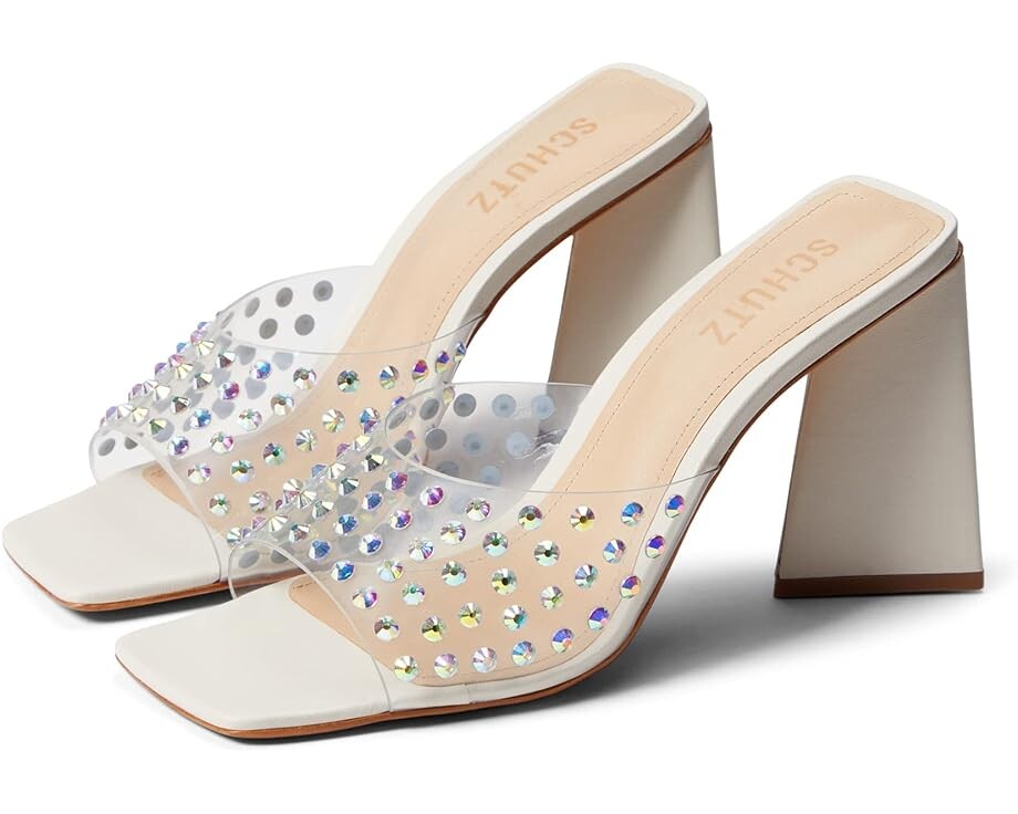 

Туфли Schutz Lizah Crystal, цвет Transparente/Pearl