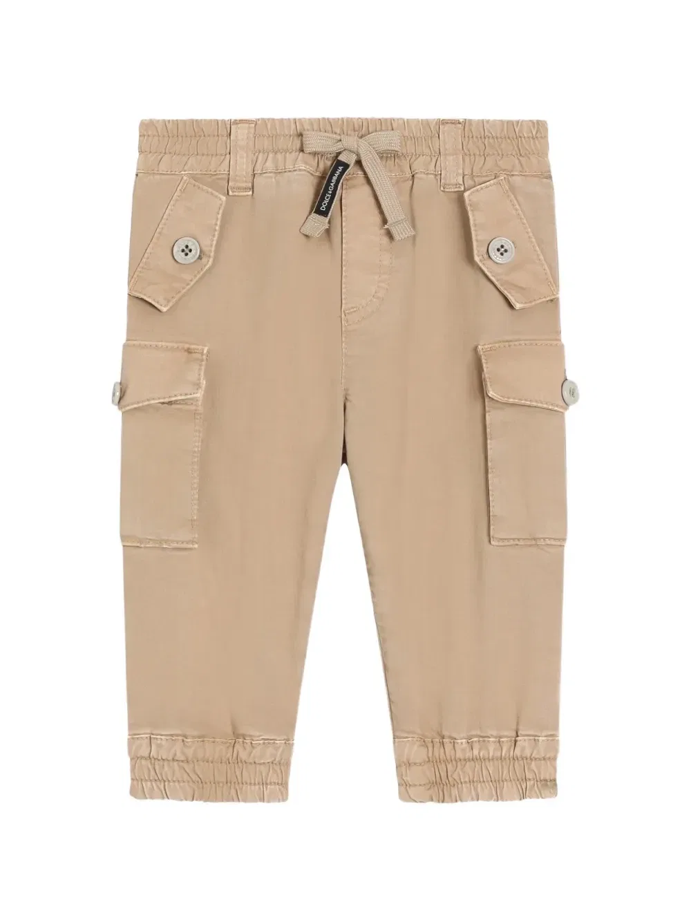Брюки карго Dolce & Gabbana Kids, бежевый