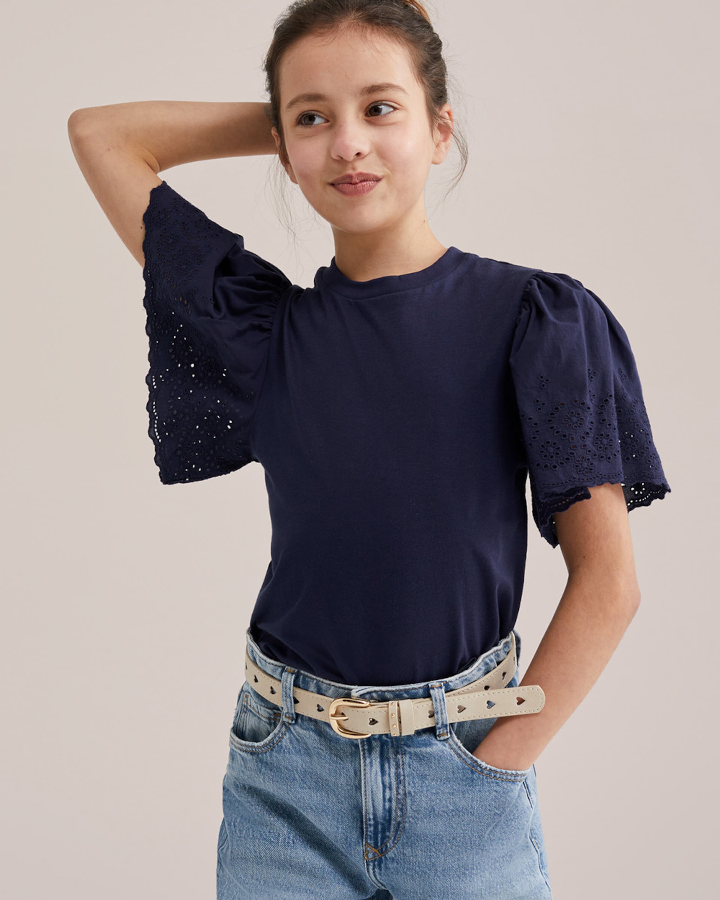 WE Fashion Футболка в темно-синем цвете — фото 3