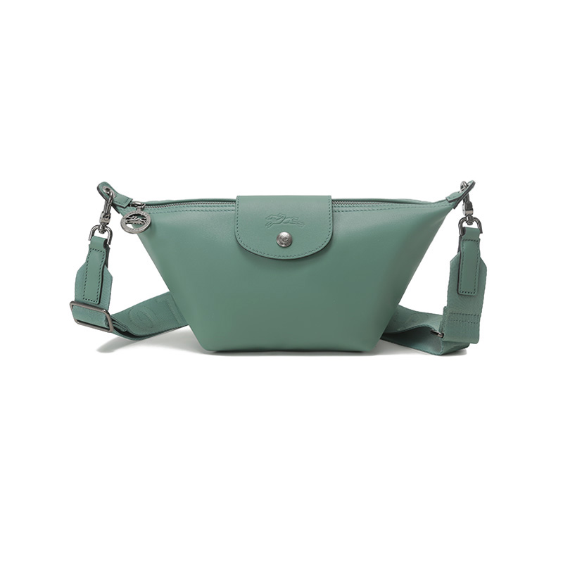 

Сумка-пельмень из коровьей кожи, миниатюрная женская сумка через плечо LONGCHAMP