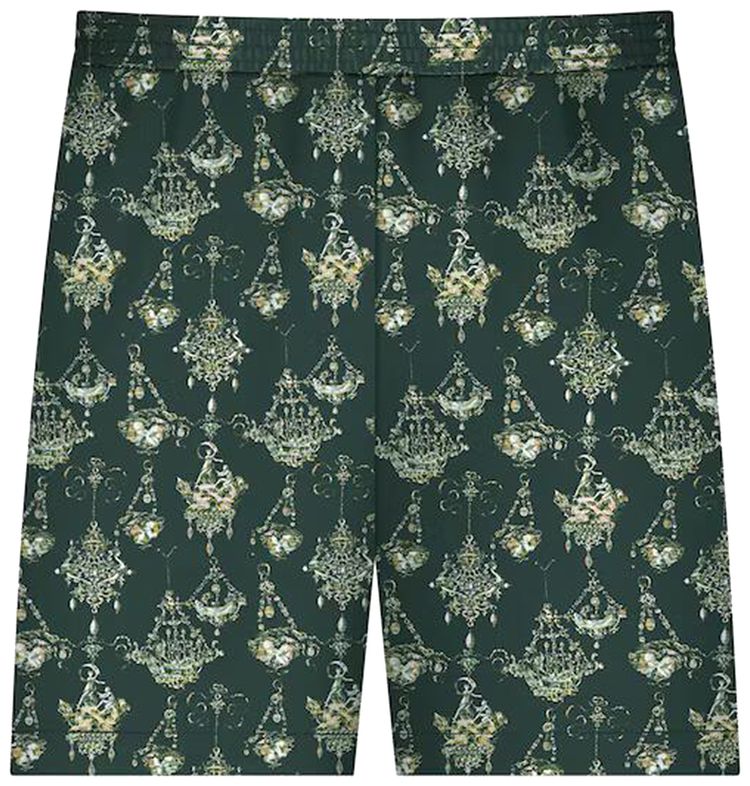 

Шорты Givenchy Printed Chandelier Tailored Shorts 'Dark Green', зеленый