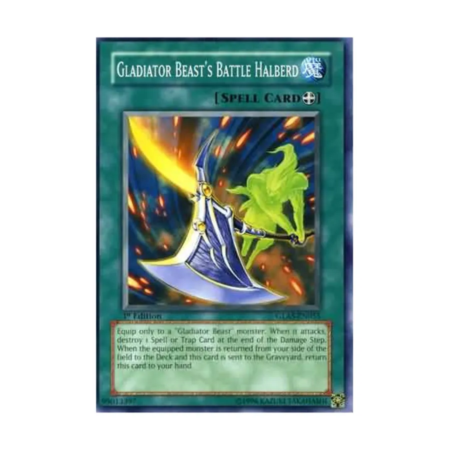 

CCG Боевая алебарда зверя-гладиатора (Обычная), Yu-Gi-Oh - Gladiator's Assault - Singles