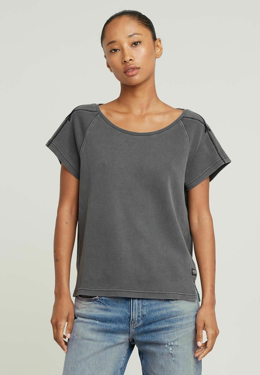 

Базовая футболка OVERDYED CONSTRUCTED G-STAR, черный