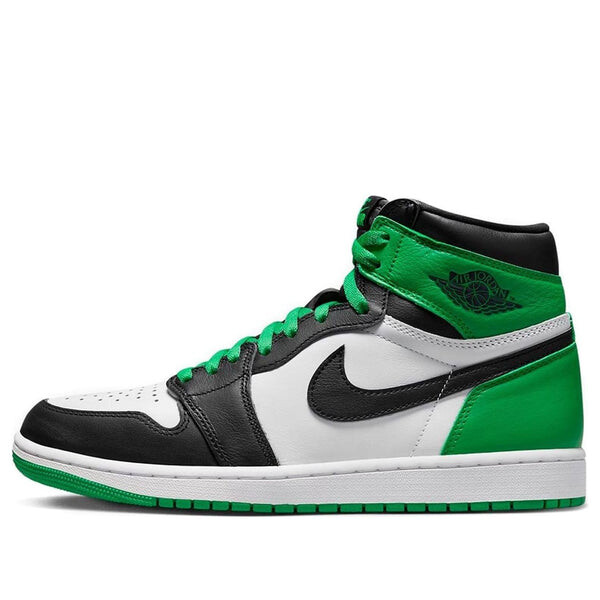 

Кроссовки 1 retro high og 'lucky green' Air Jordan, черный