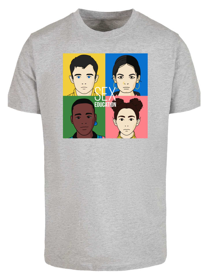 

Футболка с принтом Половое воспитание и сериалом Netflix Blur в сером меланжевом цвете F4NT4STIC, Серый, Футболка с принтом Половое воспитание и сериалом Netflix Blur в сером меланжевом цвете F4NT4STIC