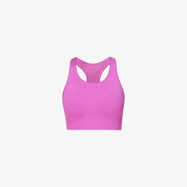 

Спортивный бюстгальтер Stamina из бесшовной эластичной ткани Sweaty Betty, розовый