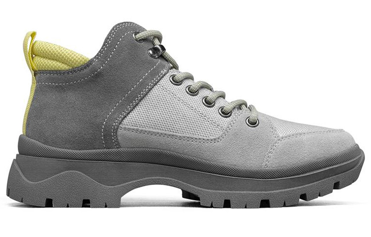 Женские ботинки Skechers зимние двухцветные, серый — фото 2