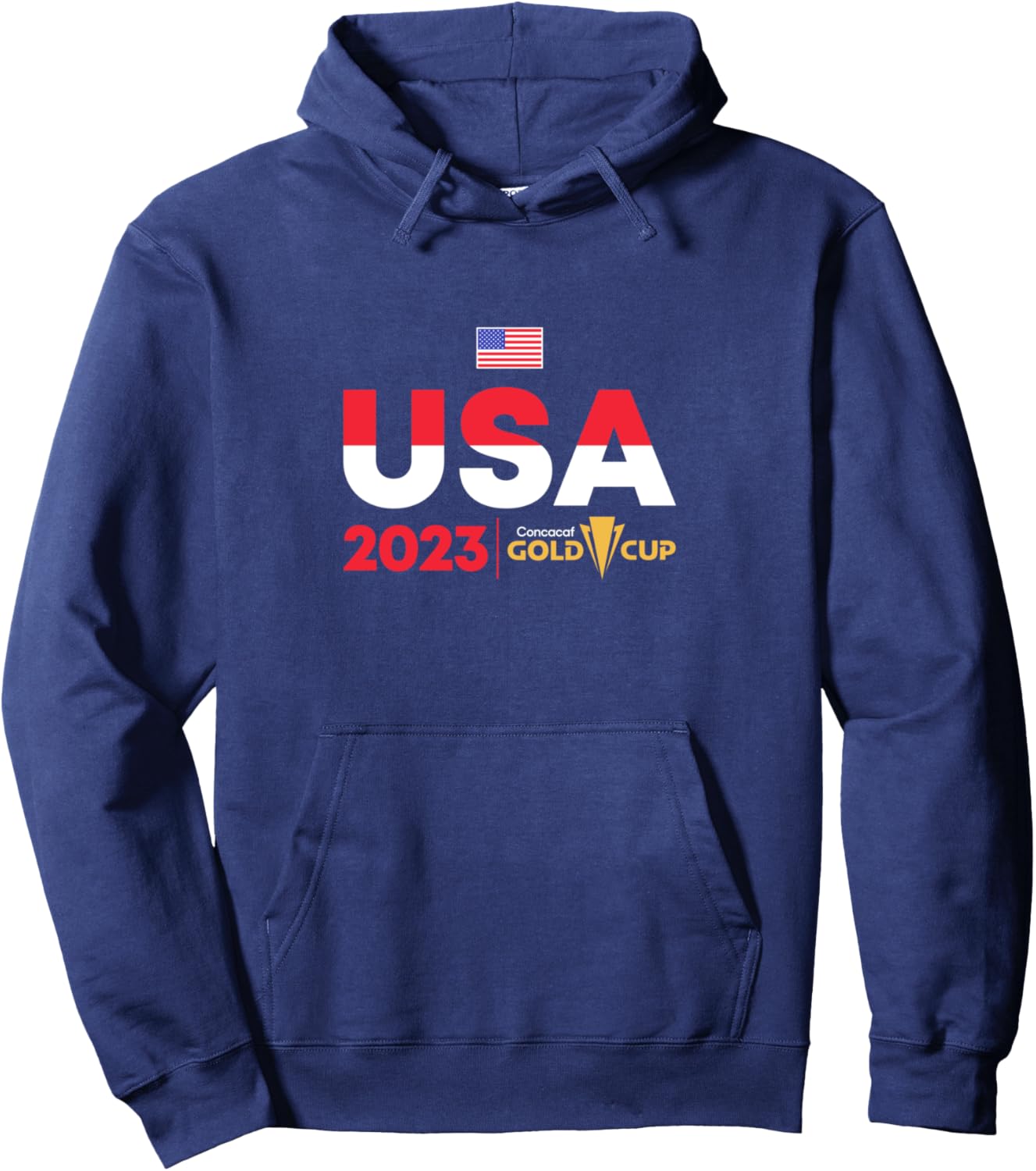 

Худи с символикой турнира GoldCup от USA Designs Goldcup Concacaf 2023, темно-синий