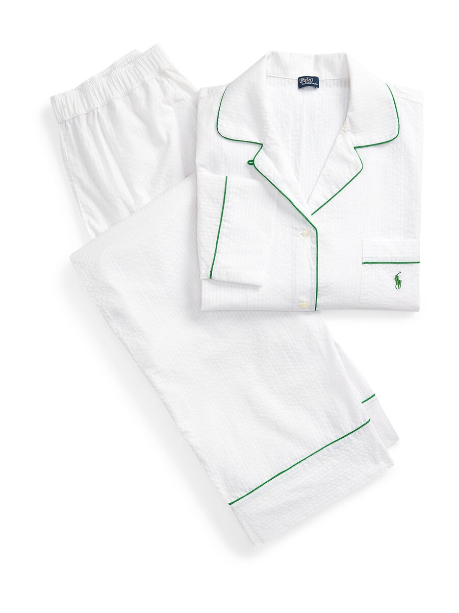 

Пижама Polo Ralph Lauren Pajama Madison PJ Set - Summer Soft Seersucker, белый