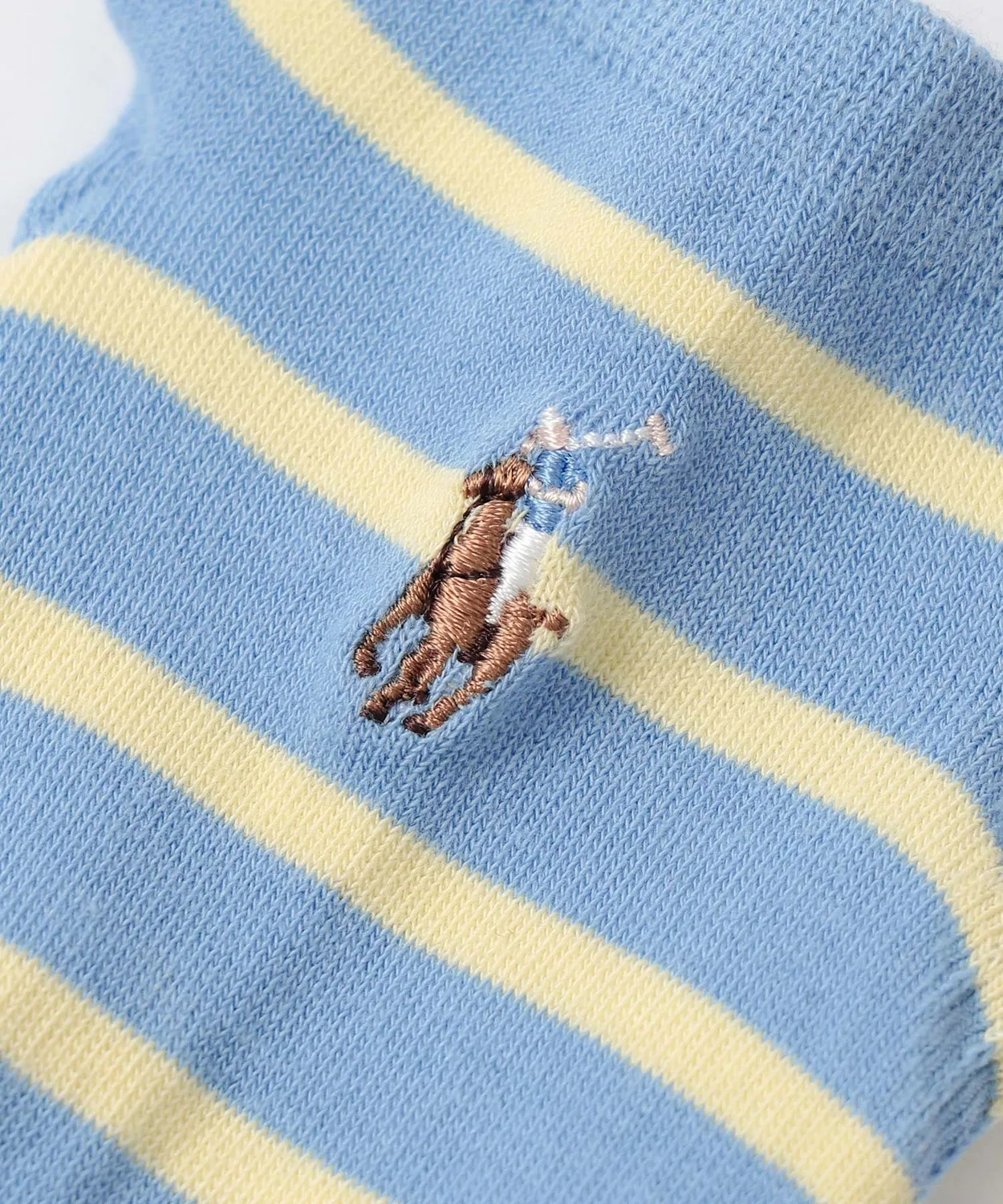 Носки POLO RALPH LAUREN St. James с бордером, офф-вайт — фото 2