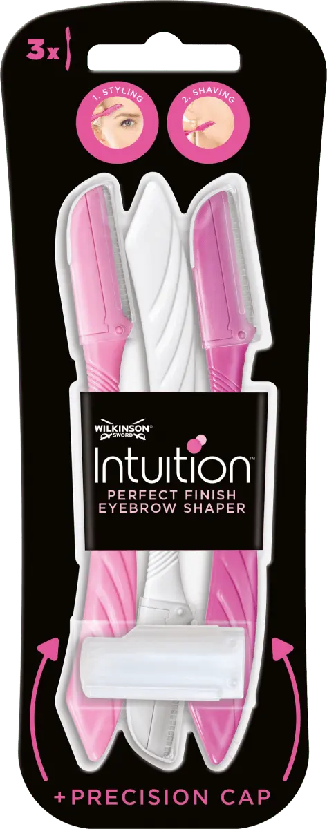 

Средство для удаления волос на лице Intuition Perfect Finish Eyebrow Shaper 3 шт. WILKINSON SWORD