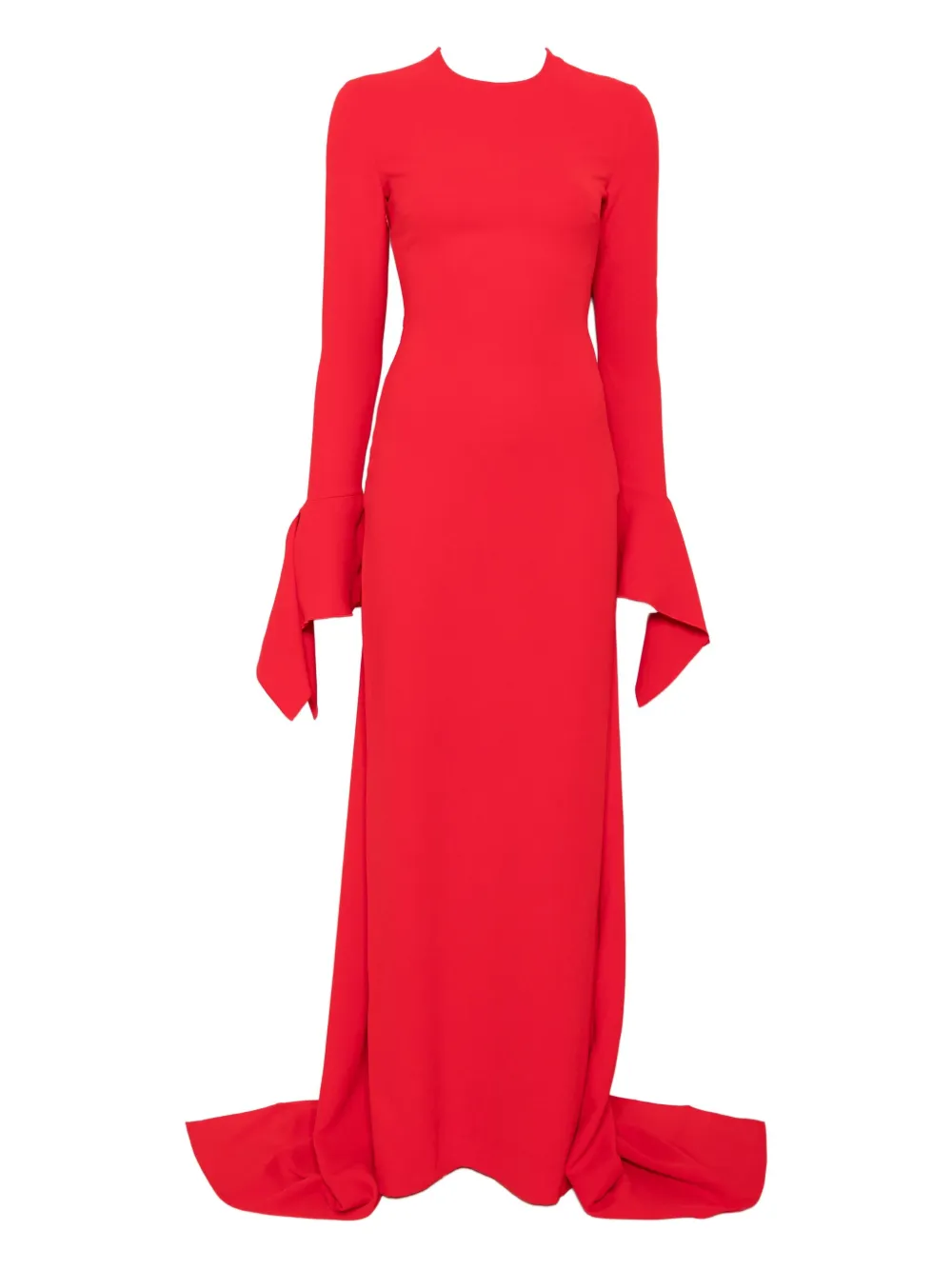 

Платье Blake с длинными рукавами и расклешенными манжетами Solace London, красный
