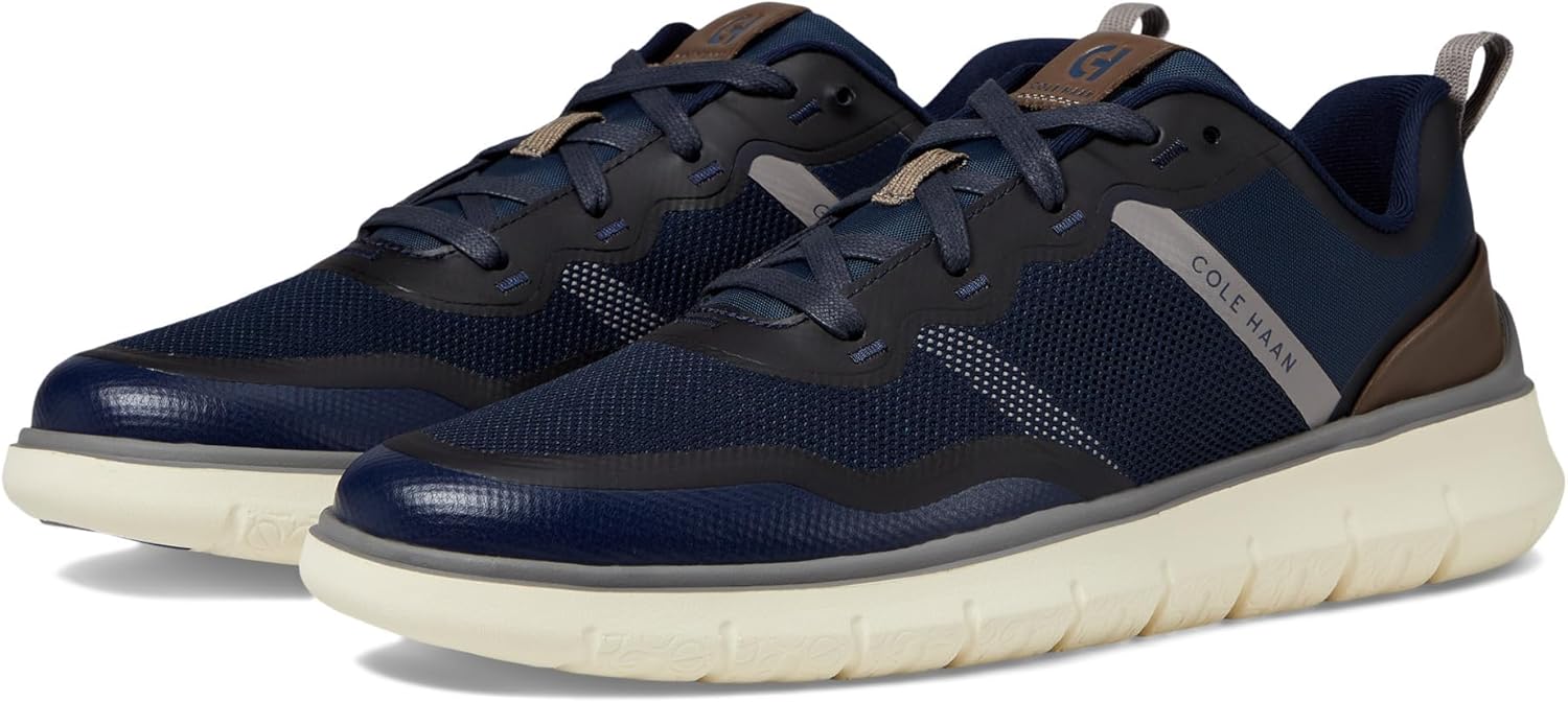 Мужские кроссовки Cole Haan Generation Zerogrand Txt, слоновая кость/синий — фото 2