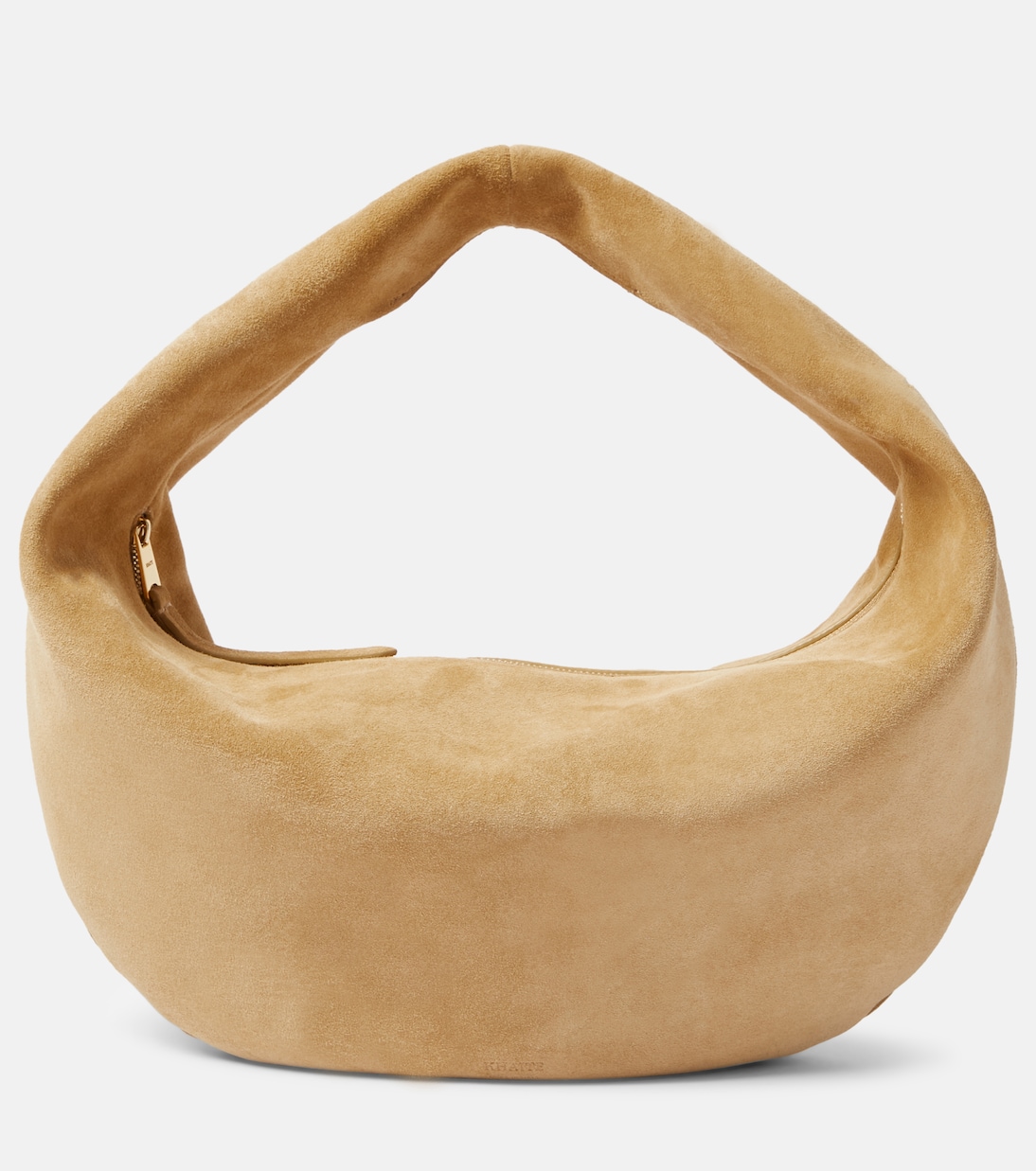 

Замшевая сумка через плечо Olivia Medium Khaite, Wheat