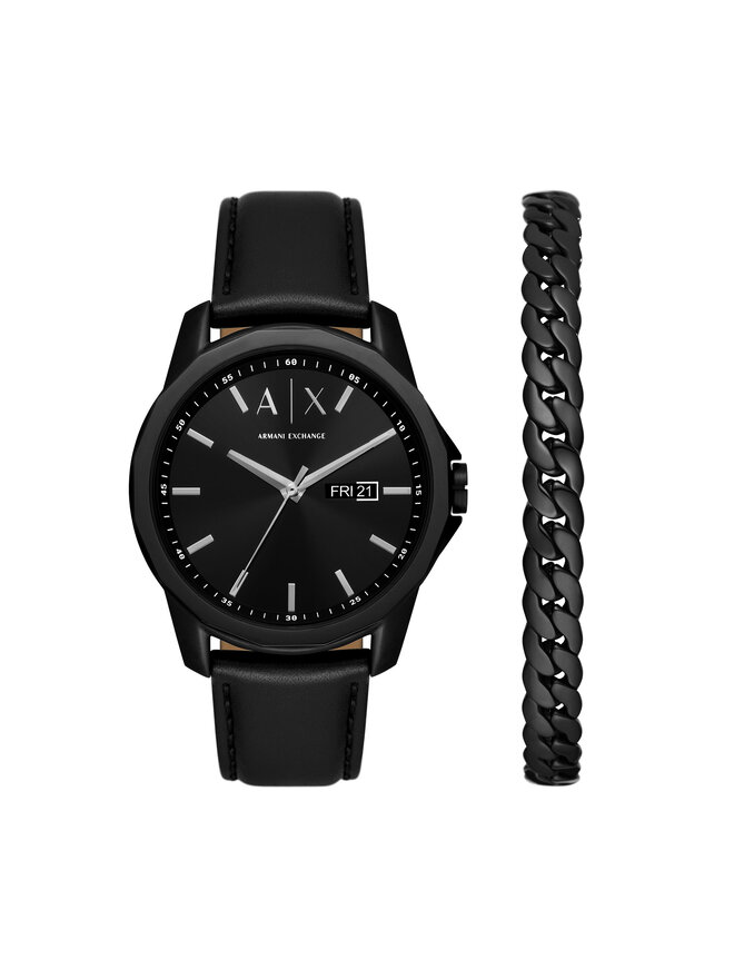 

Часы Banks Gift Set AX7147SET Armani Exchange, черный