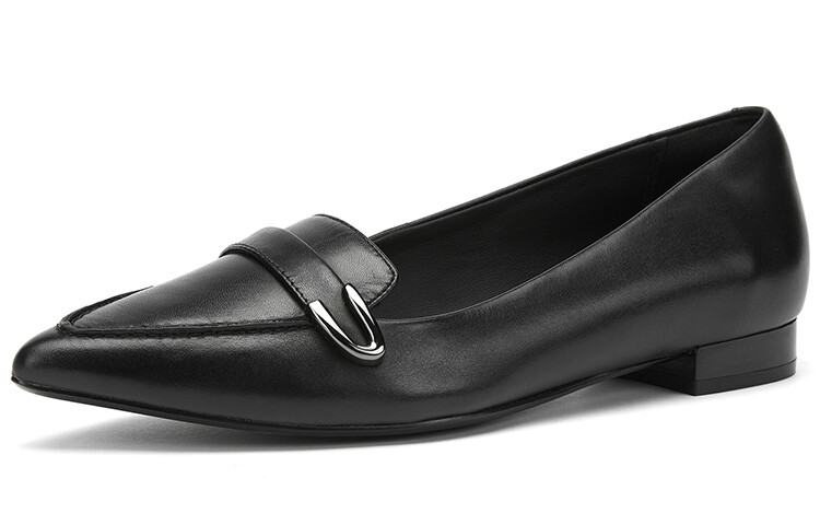 Женская повседневная обувь Женская низкая черная Clarks — фото 2