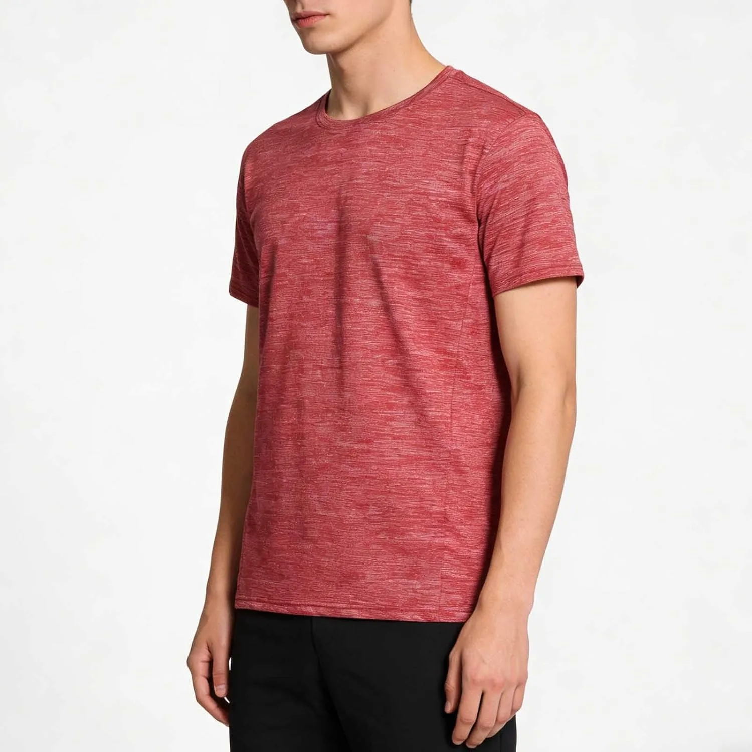 Мужская футболка с коротким рукавом Slim Fit для тренировок — фото 2