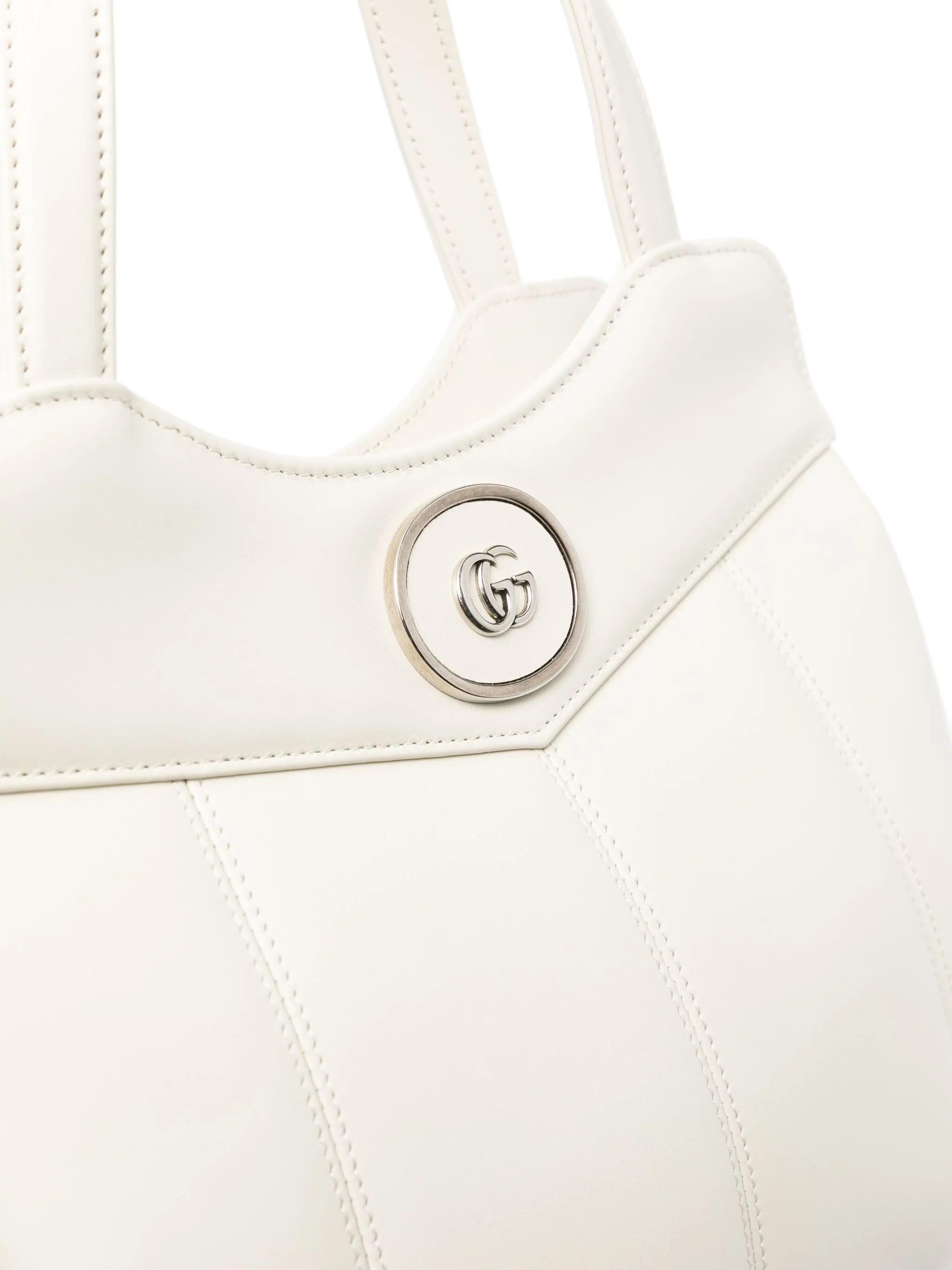 Маленькая сумка-тоут Petite GG Gucci, белый — фото 4