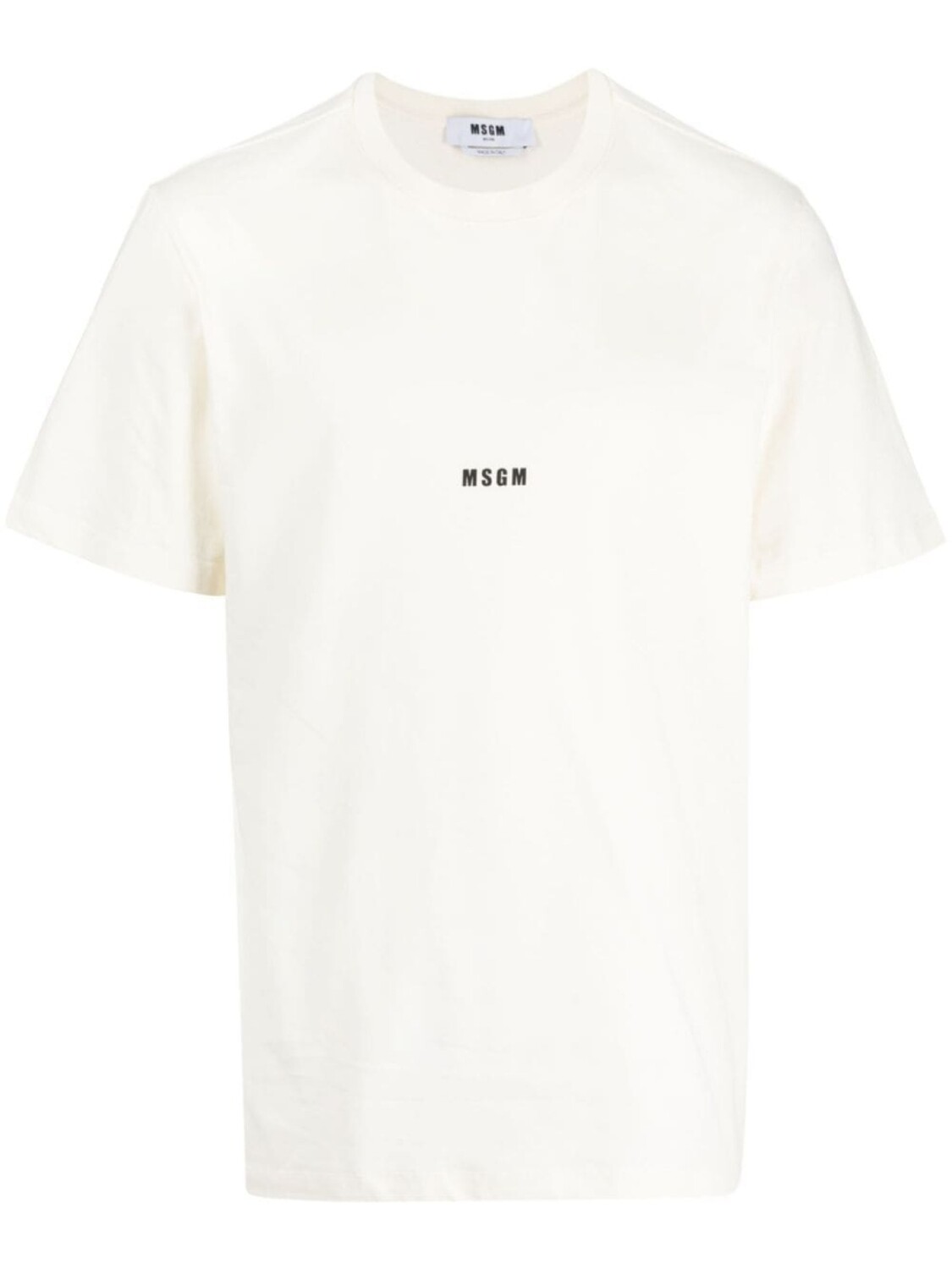 

MSGM logo-print cotton T-shirt, нейтральный цвет