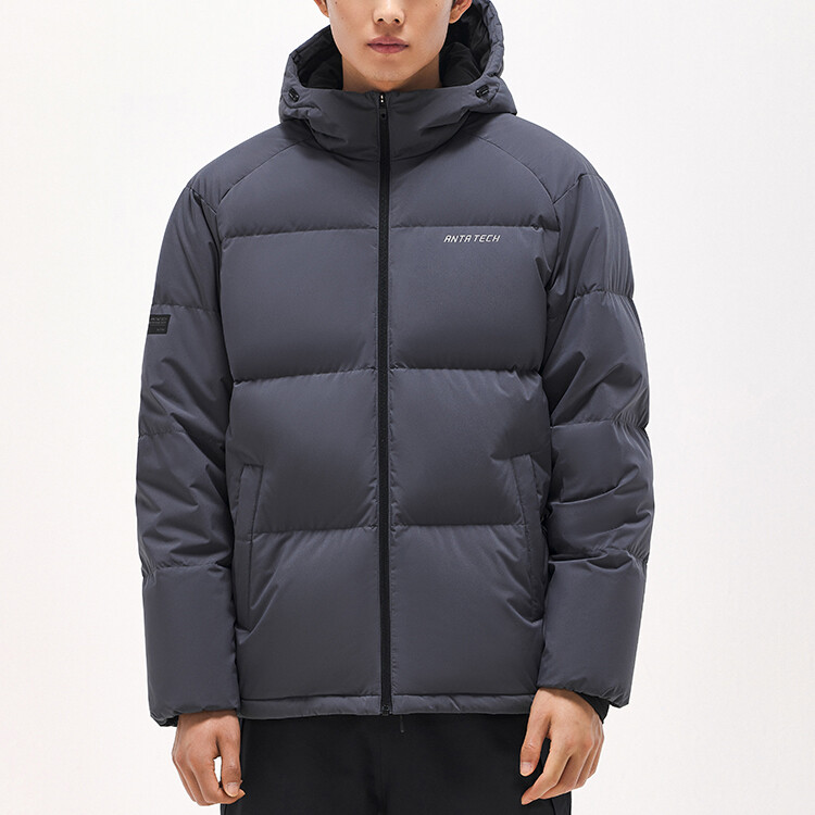 Variety Training Collection Пуховик мужской мужской серый Anta, серый — фото 2