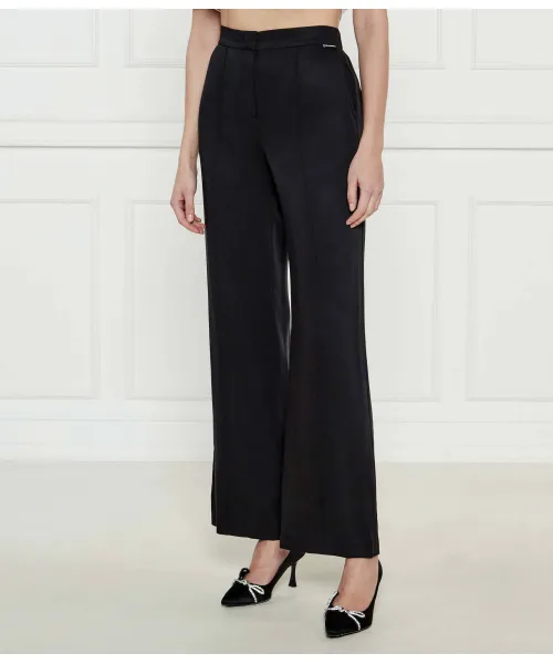 

Повседневные брюки Flare fit Karl Lagerfeld, черный