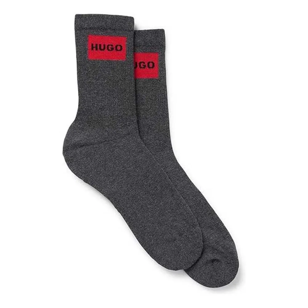 

Носки HUGO Rib Lab Col Cc 10258034 2 pairs, серый