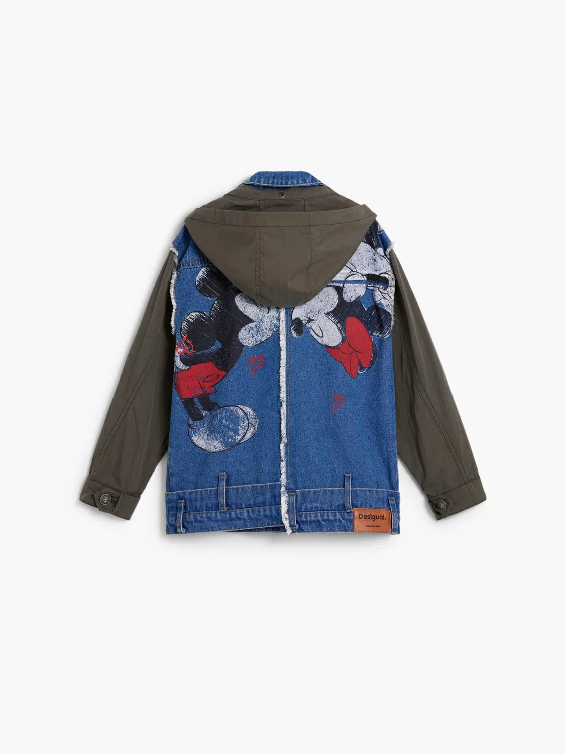 Куртка Desigual Between-Season Jacket Mickey and Minnie Mouse синего цвета — фото 2