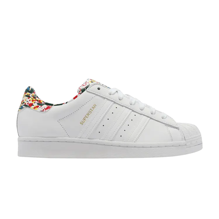 

Кроссовки adidas Superstar 'White Splatter', белый