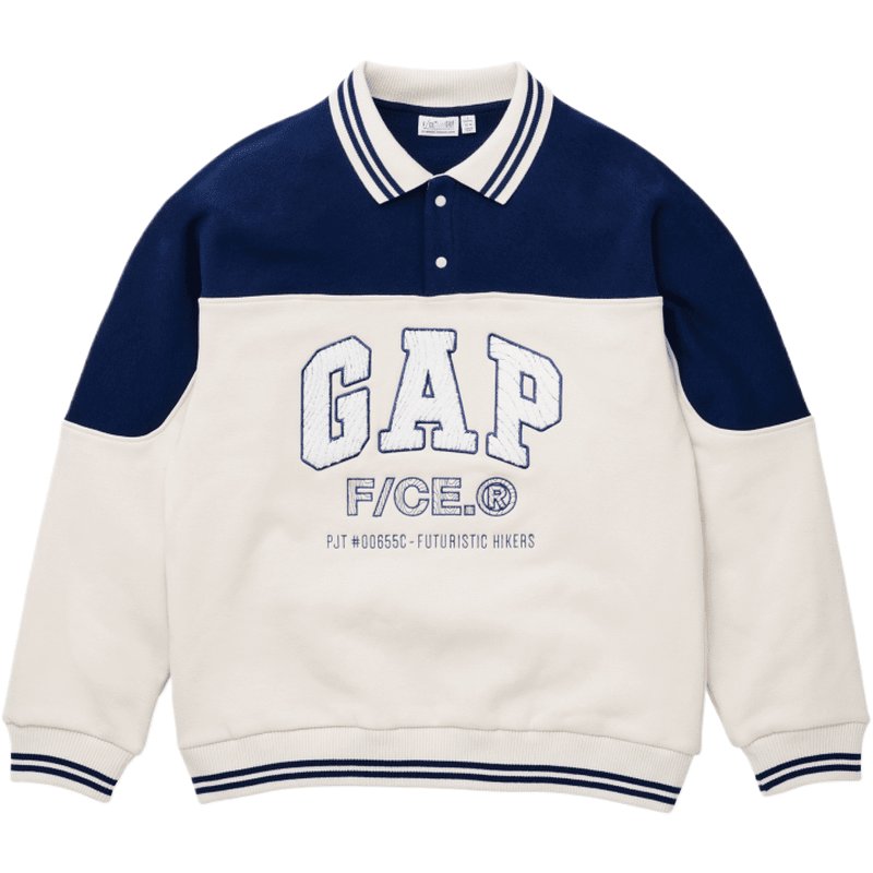 

Свитшот унисекс от F/CE на осень и зиму GAP, Black Patchwork