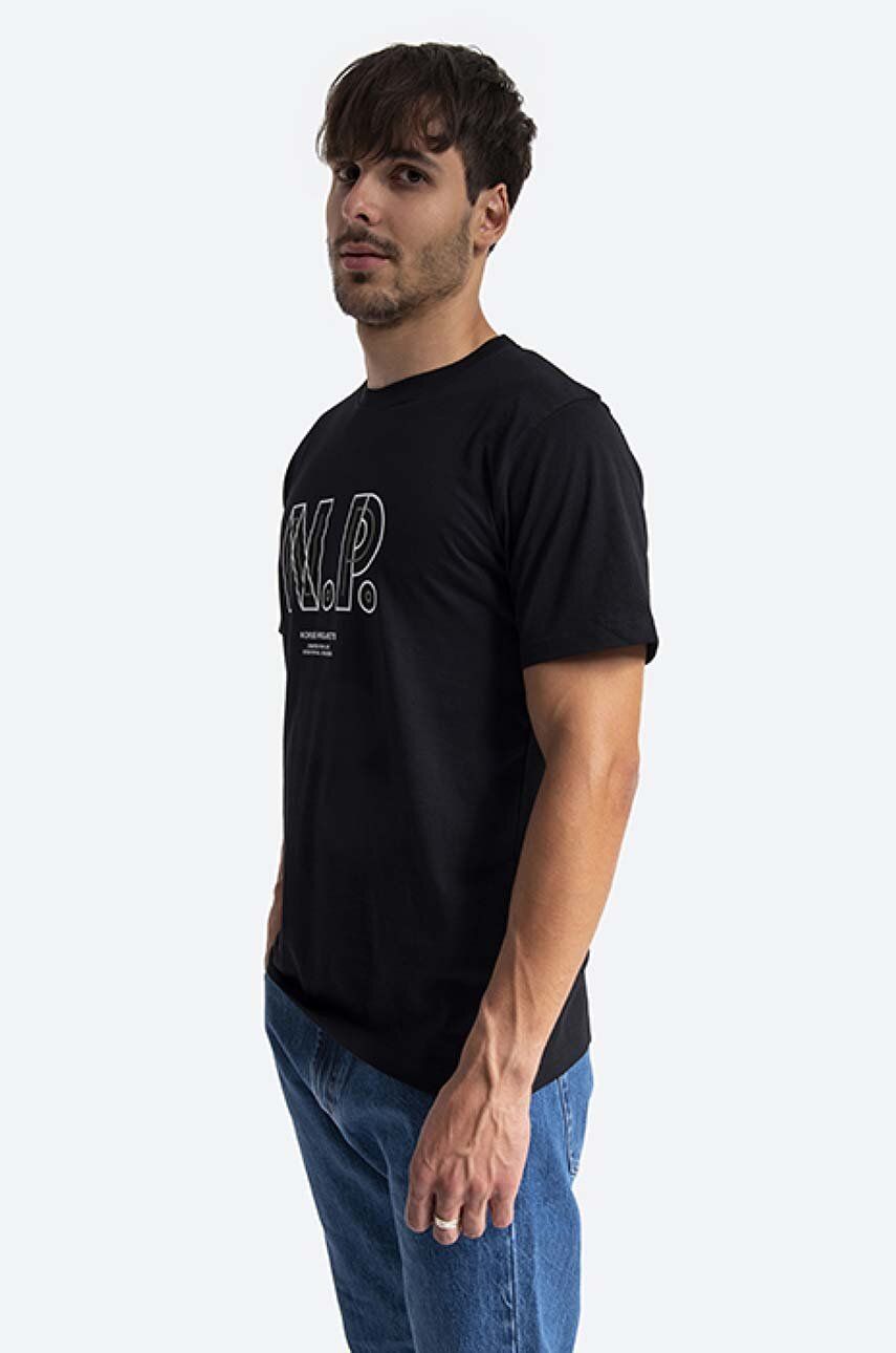 

Хлопковая футболка с логотипом Niels Teknisk Norse Projects, черный