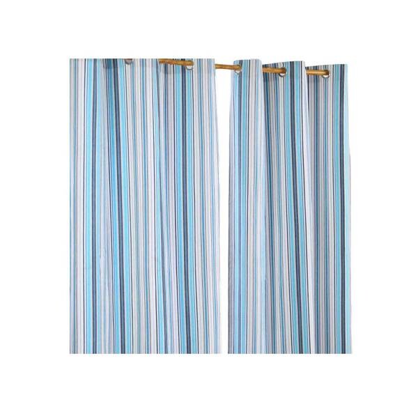 

Штора Homescapesn mit Ösen New England 2 шт, 137x228x228 см, синий