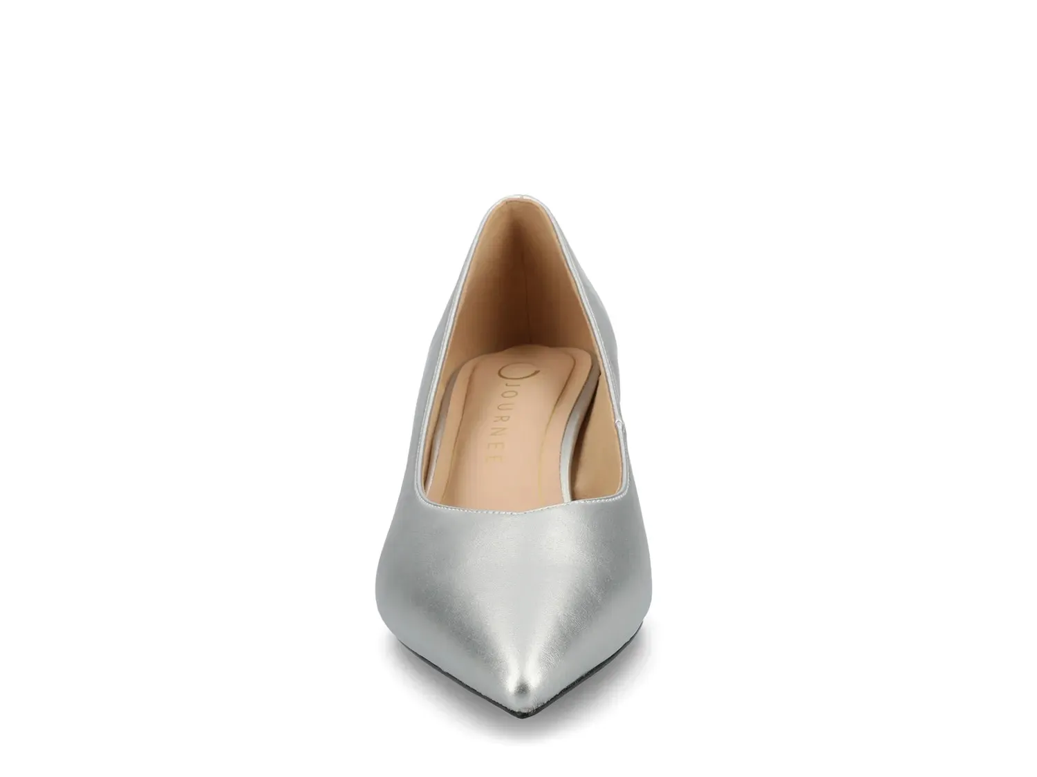Journee Collection Туфли-лодочки Pammie Pump из коллекции Journee, серебристый металлик — фото 2