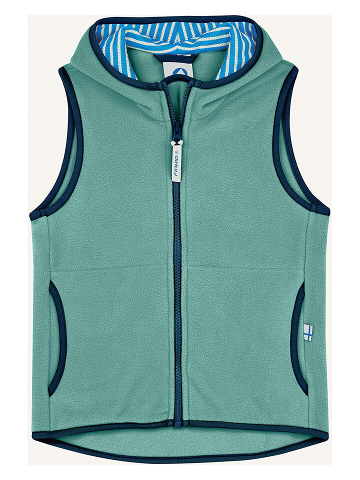 

Флисовый жилет finkid Poppeli, зеленый