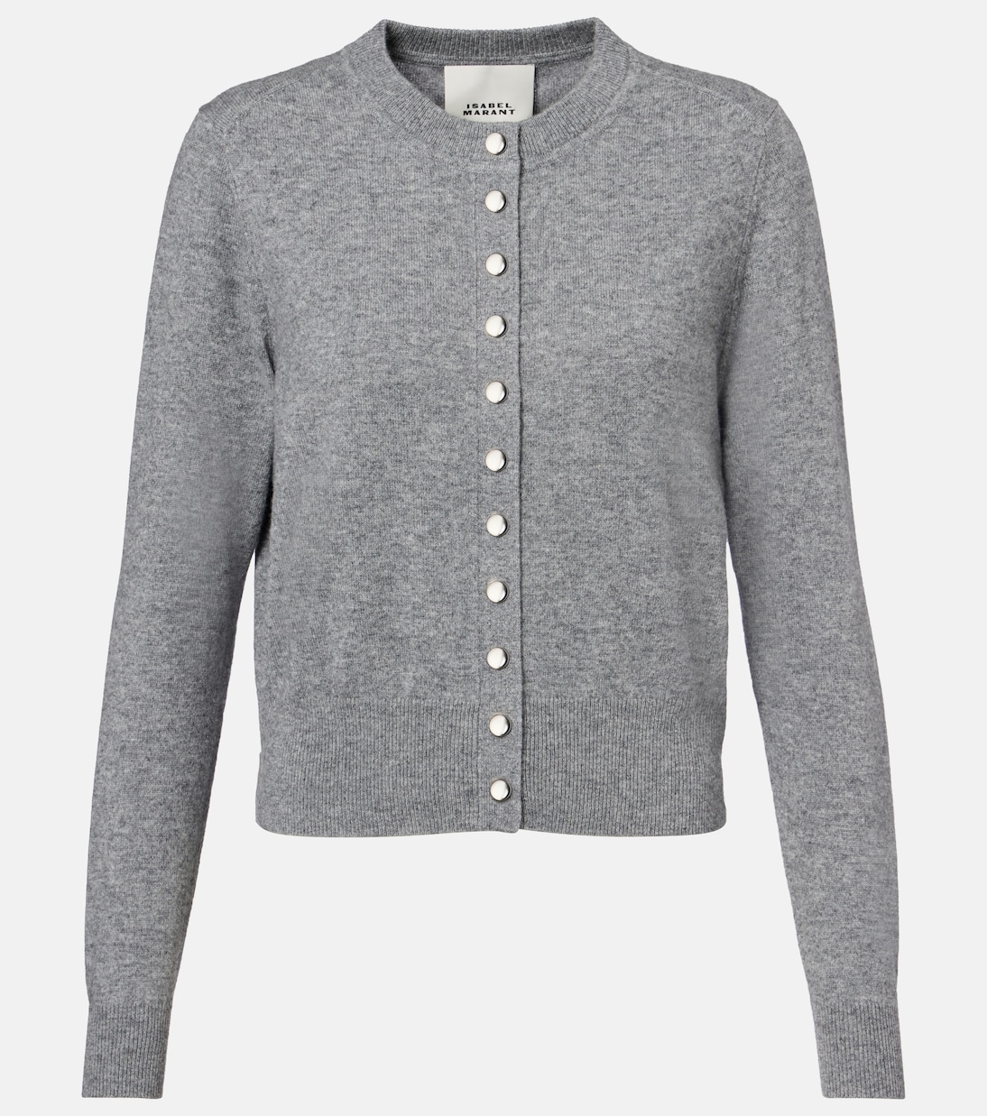 

Кардиган Idesia из шерсти и кашемира Isabel Marant, Light Grey
