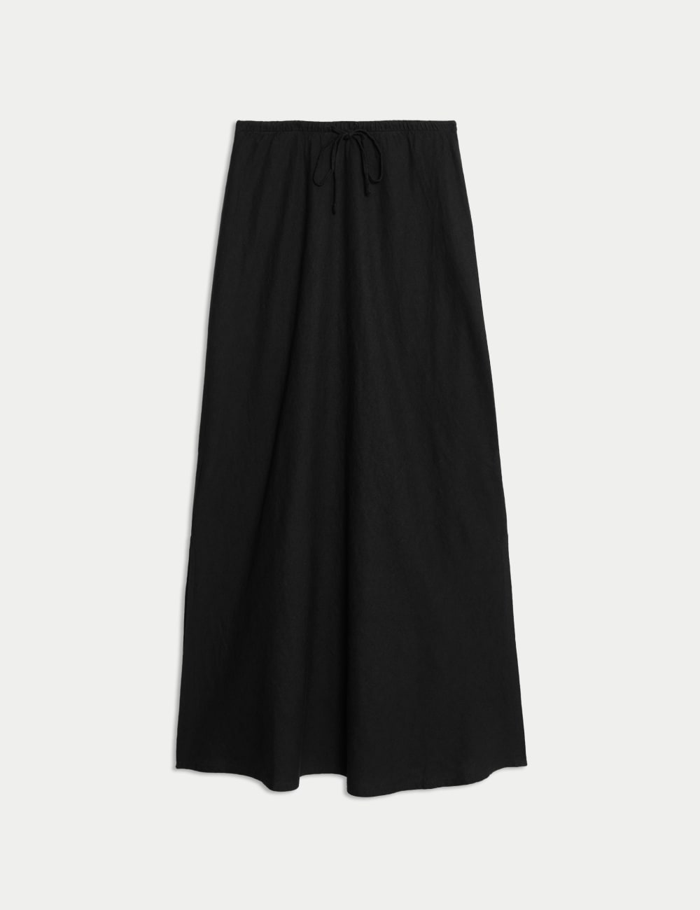 

Юбка макси из льна Marks & Spencer, черный