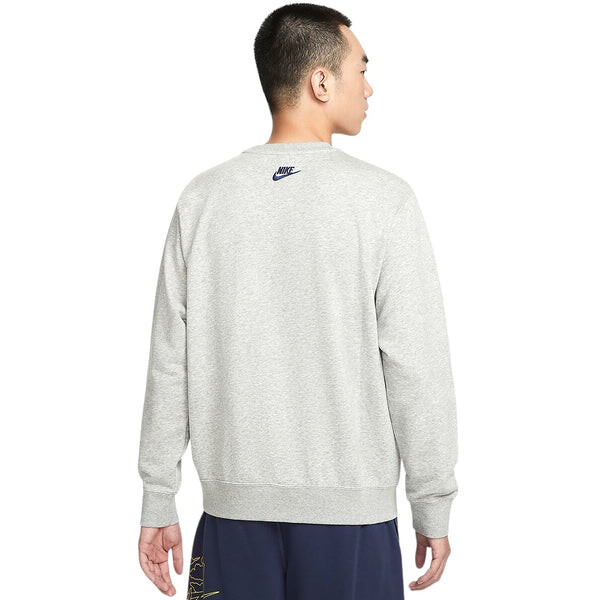 Свитер club sweatshirt 'grey' Nike, серый — фото 2