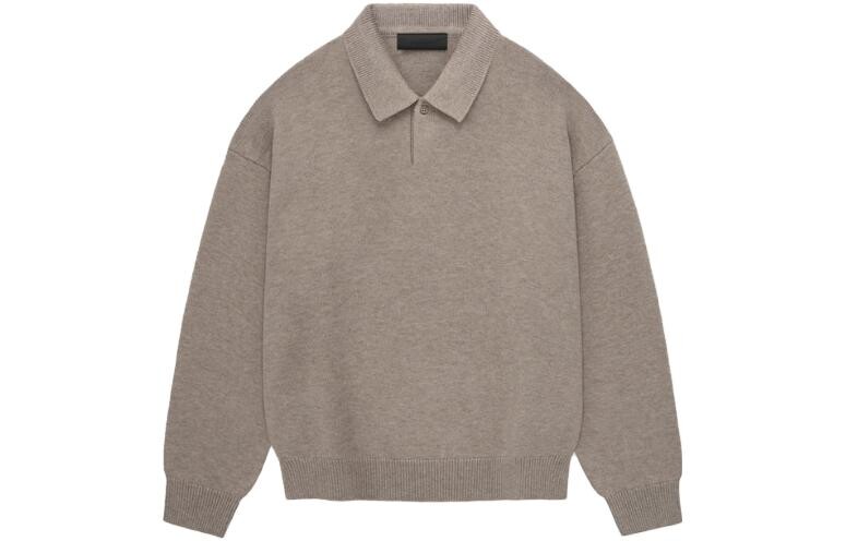 Мужская рубашка-поло Fear of God Essentials, Core Хизер — фото 2