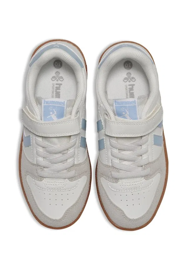 Тренеры Hummel, White/Metallic Blue — фото 3