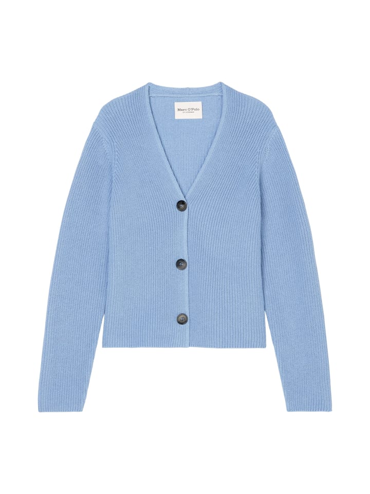 

Кардиган Marc O'Polo V-Neck-Cardigan relaxed, цвет fresh sky