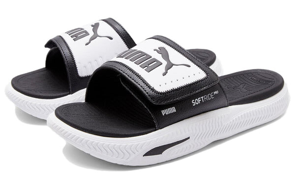 Тапочки softride pro v 'white black' Puma, белый — фото 3