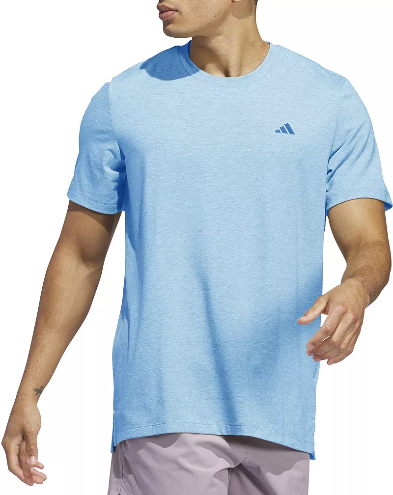 

Мужская футболка Adidas Axis 3.0 Tech Training с короткими рукавами, цвет Wonder Blue/White