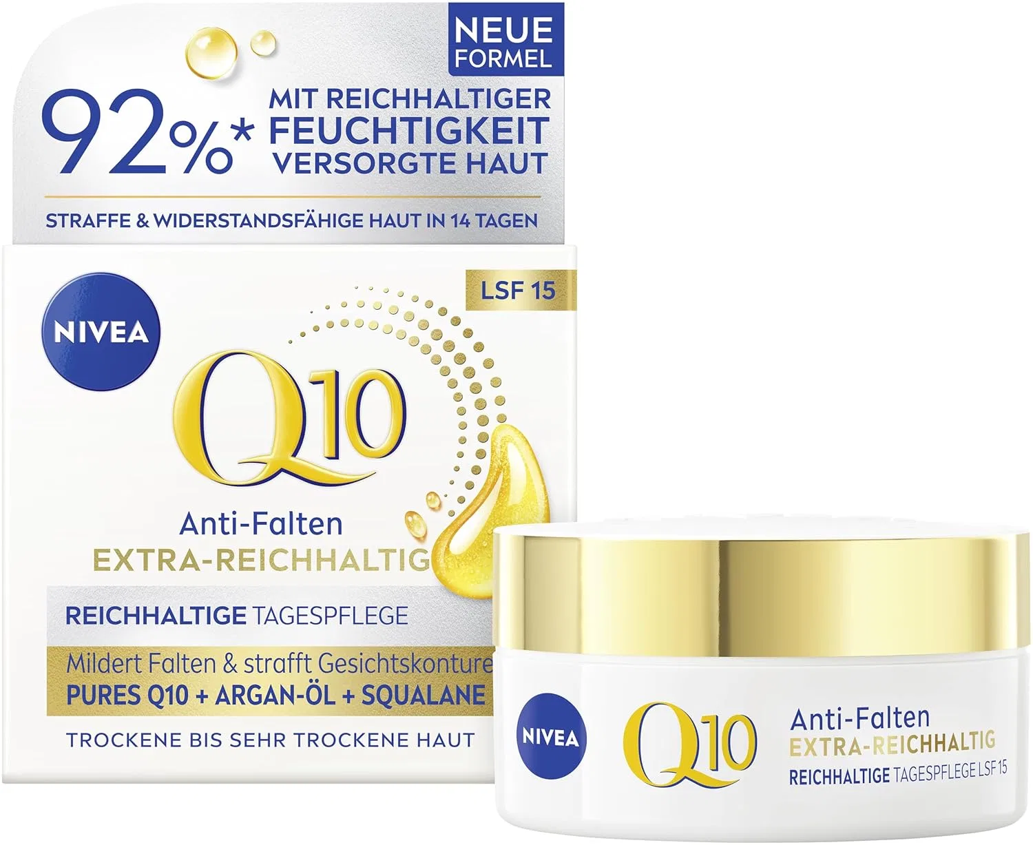 Крем для лица SPF15 NIVEA Дневной Q10 с от