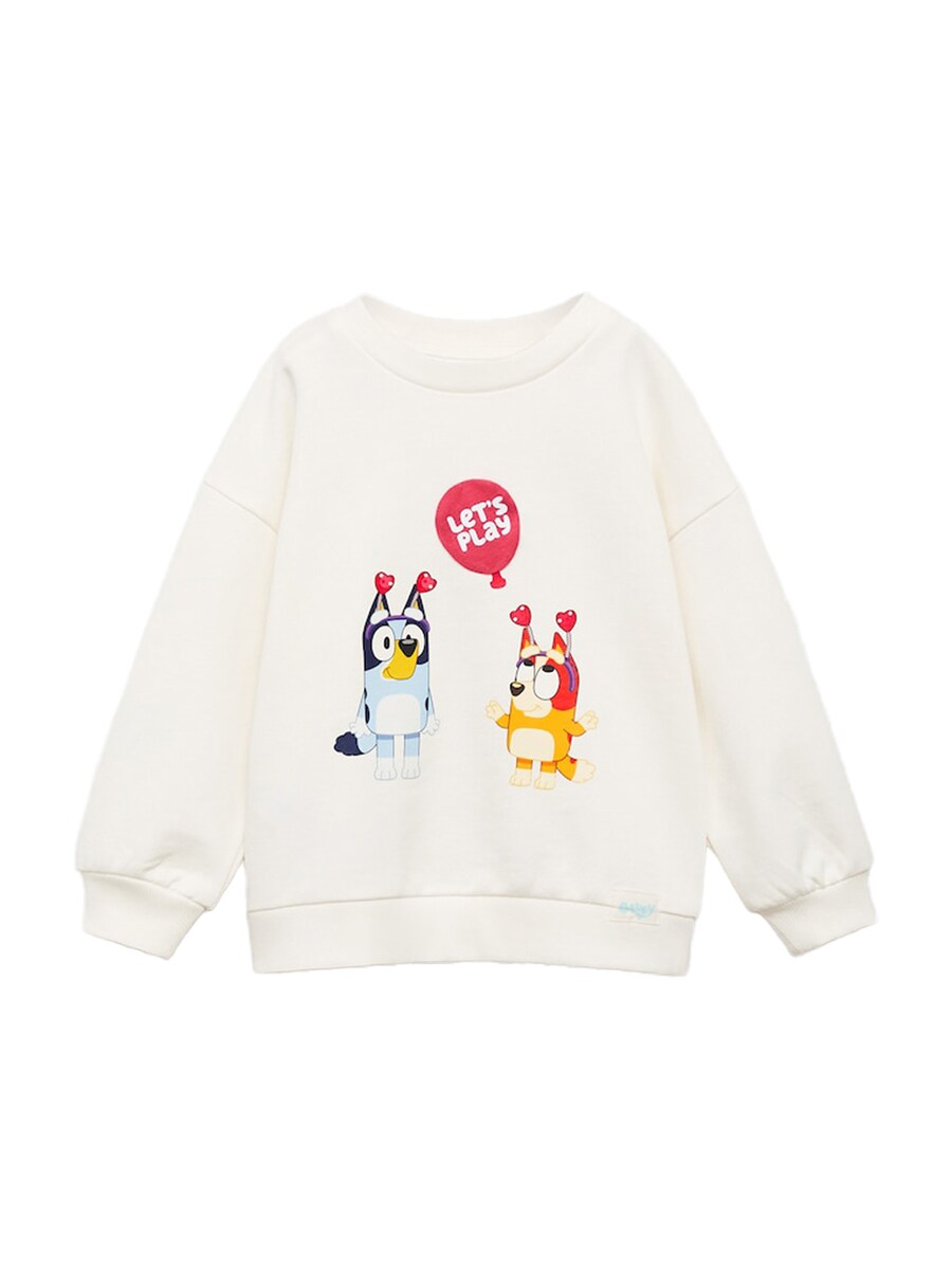 

Толстовка MANGO KIDS BLUPLAY, белый