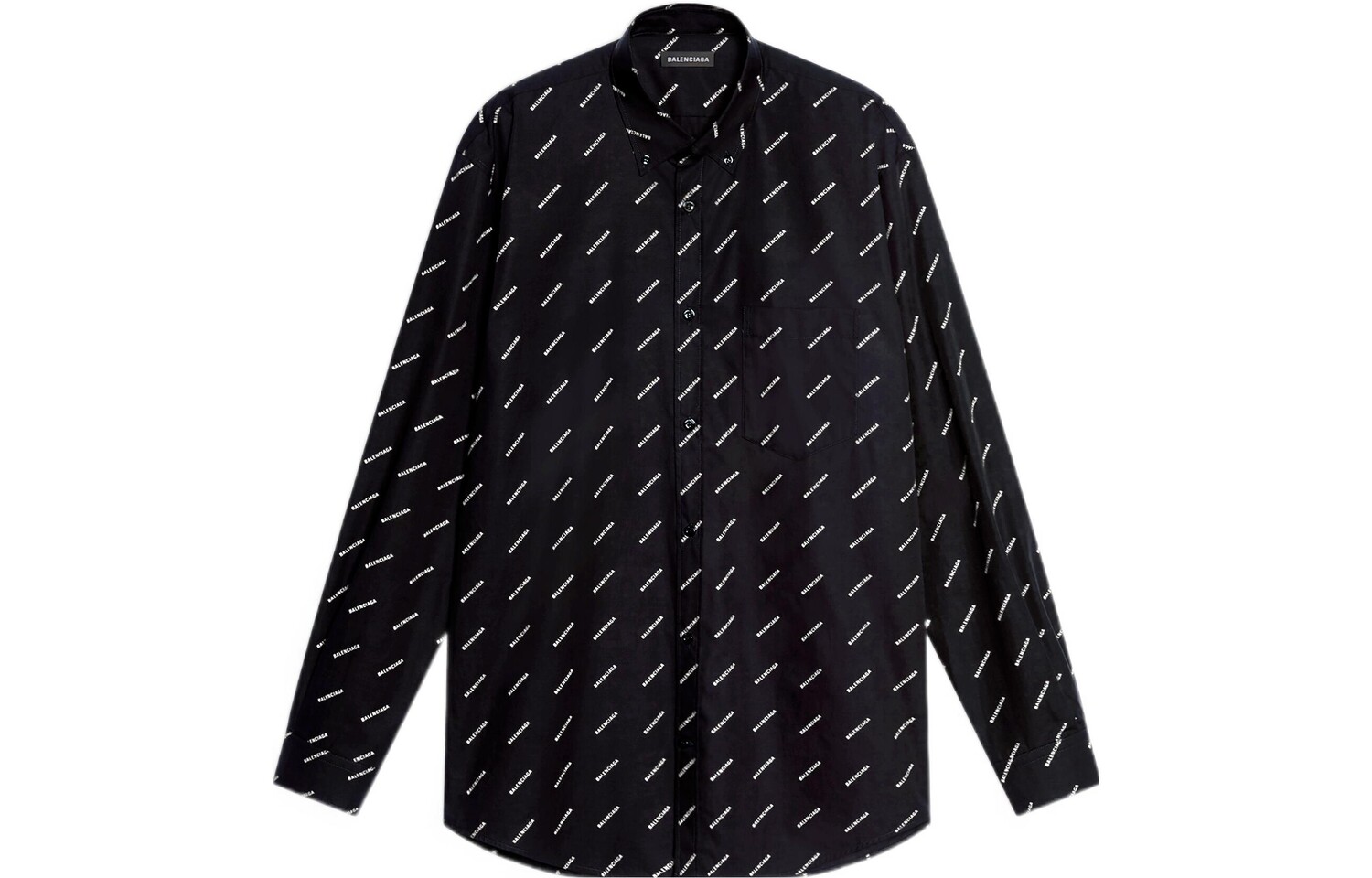 

Рубашка мужская Balenciaga Swing Masculine, черный