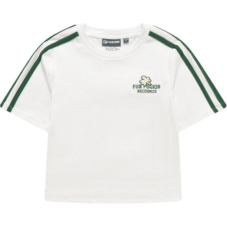 

FILA FUSION Футболка женская облачная белая Cloud White, Белый, FILA FUSION Футболка женская облачная белая Cloud White