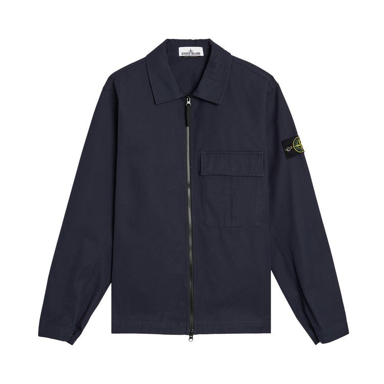

Куртка Stone Island Panama Cotton Overshirt, Ink