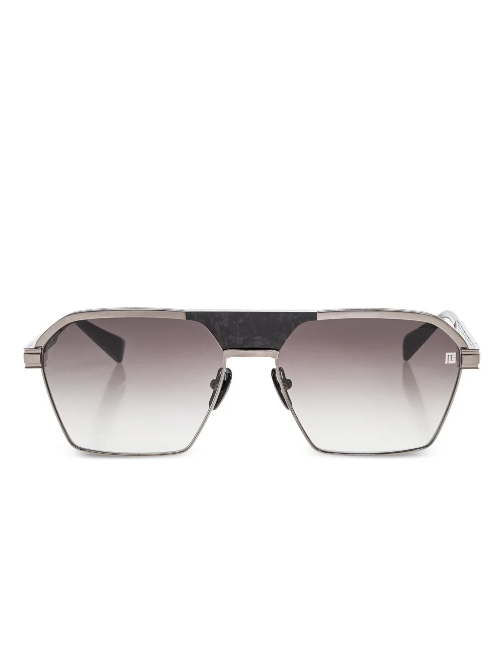 

Солнцезащитные очки Sergeant Balmain Eyewear, серебяный