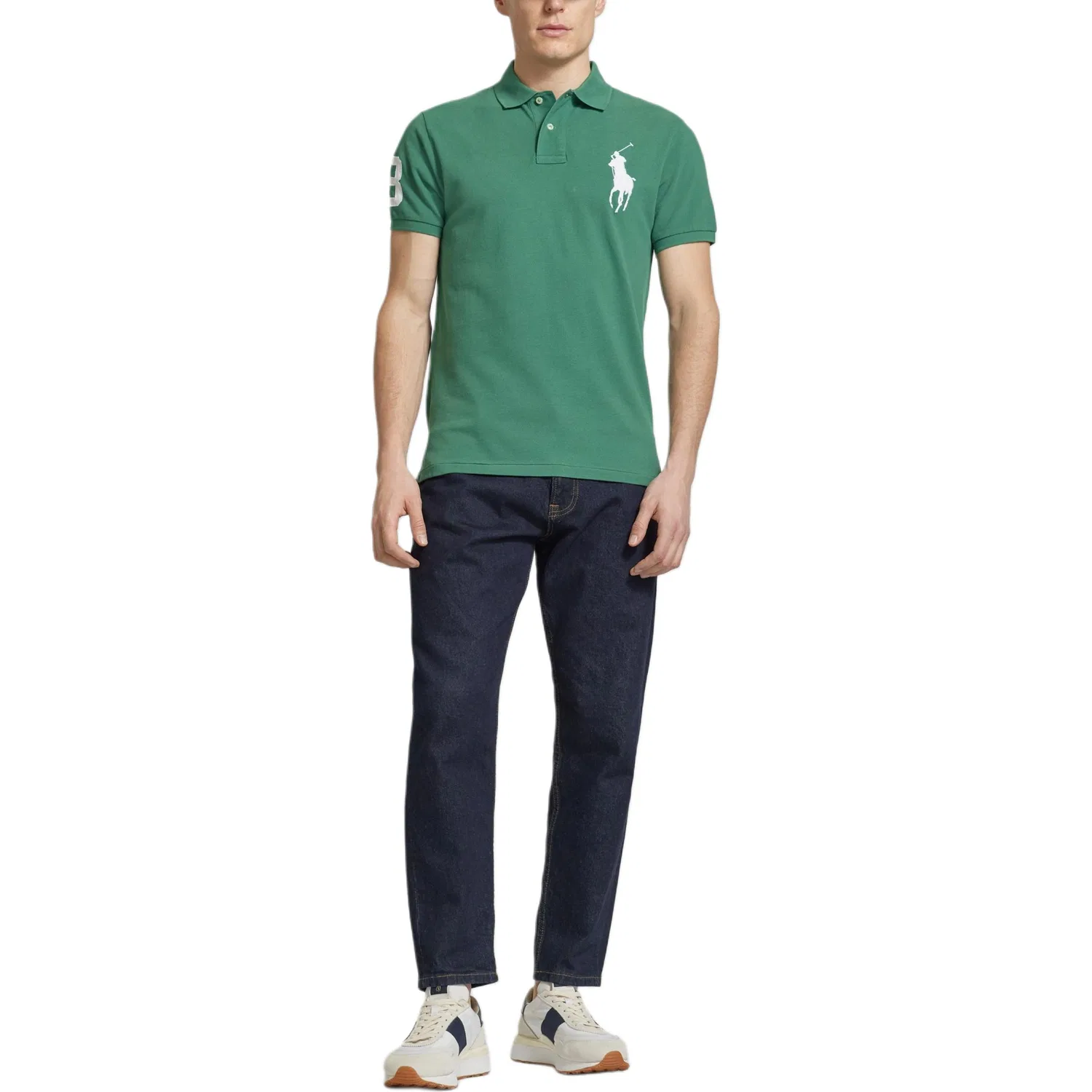 Мужское поло Big Pony классической версии Polo Ralph Lauren, Green — фото 3