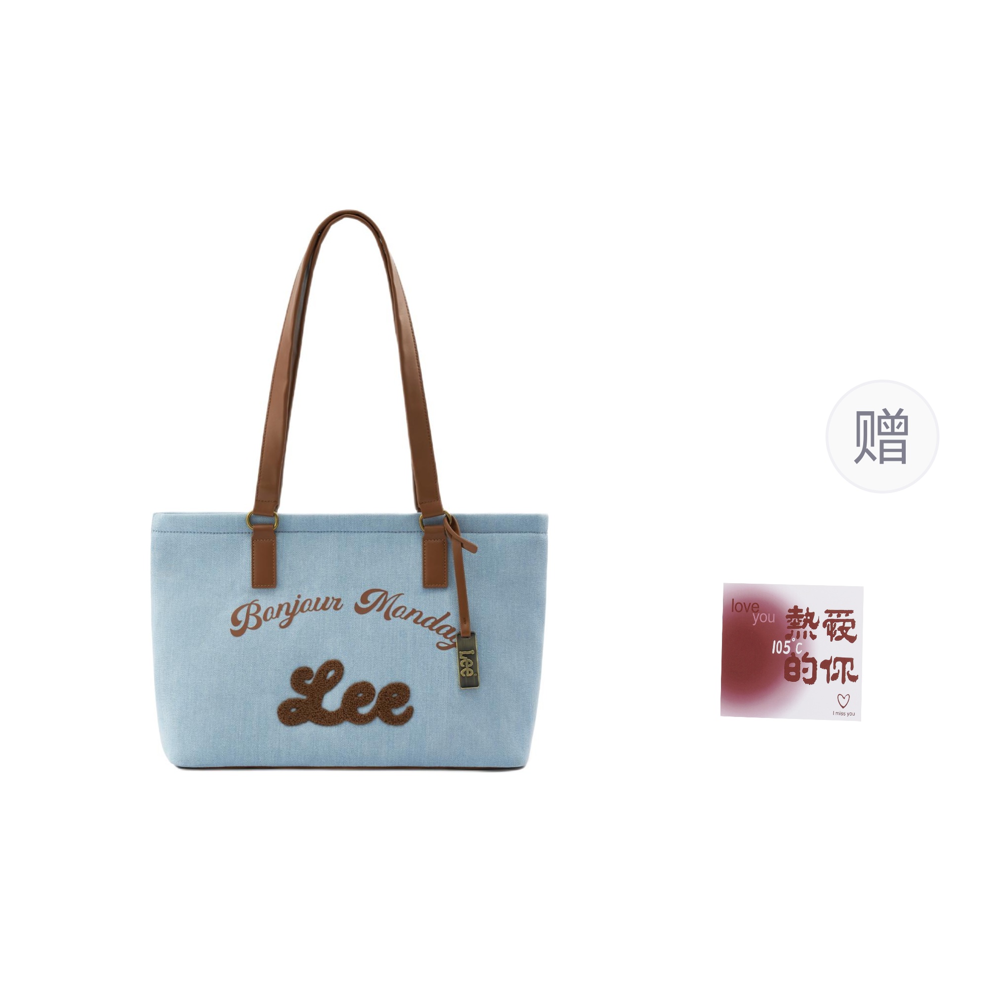 

Lee Тканевая женская сумка через плечо, Light Blue